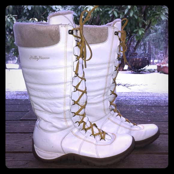 Helly Hansen Shoes - Helly Hansen Tall White Snow Boots